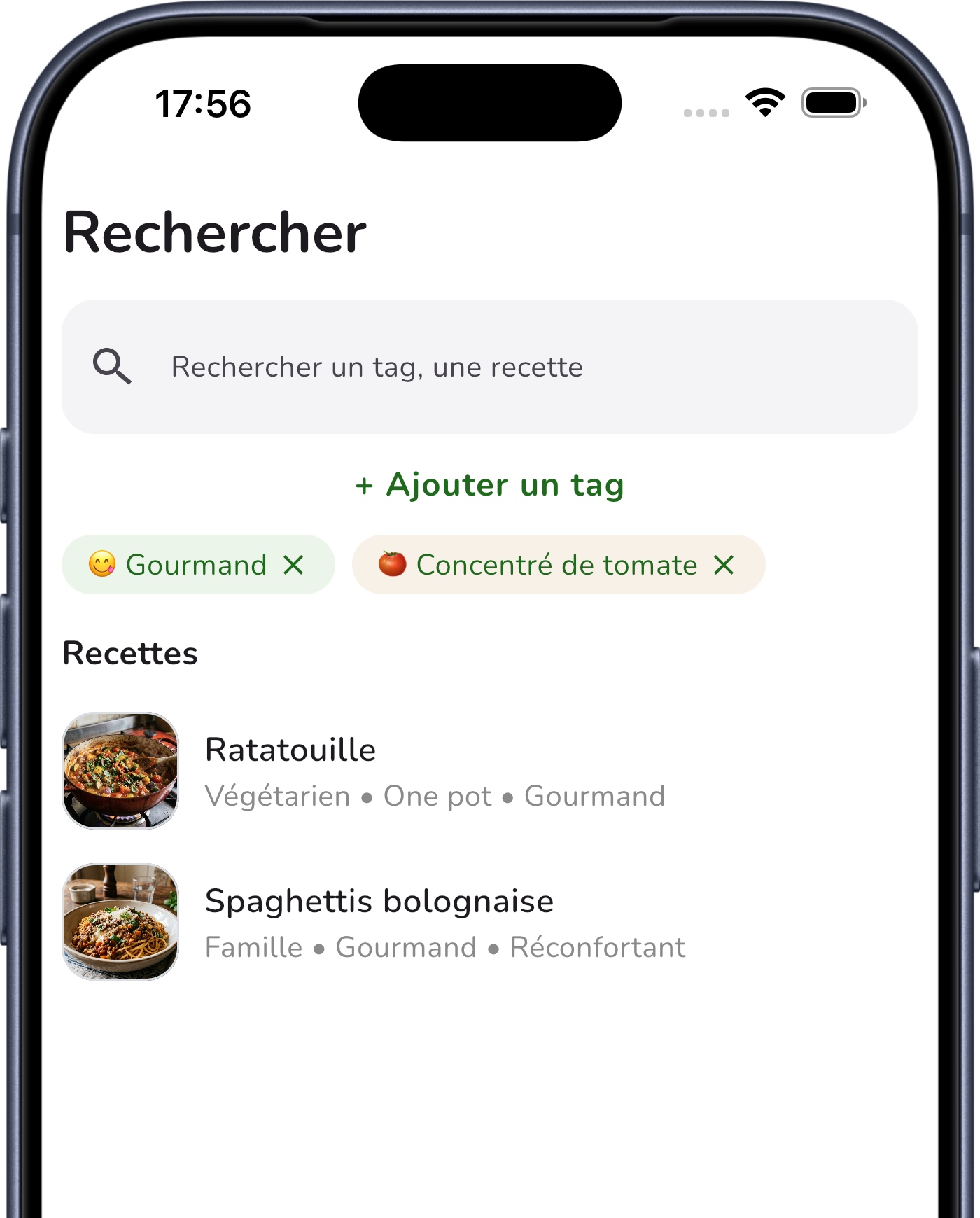 DailyDish search