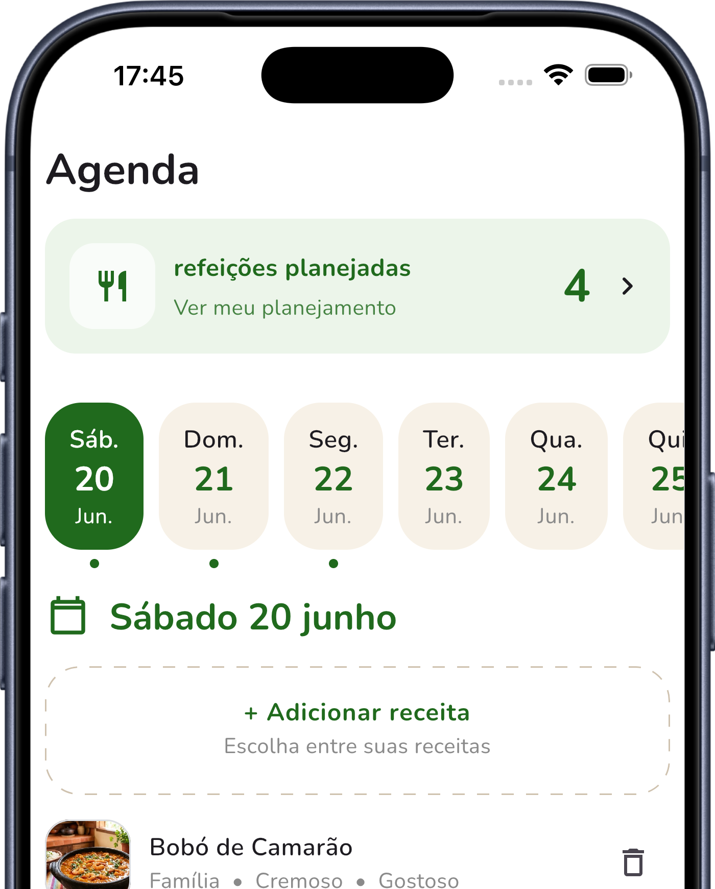 DailyDish agenda